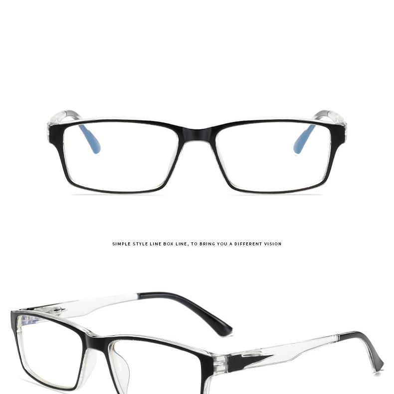 Lesebrille für Damen, klare schwarze Trend-Hyperopie-Brille, Anti-Blaulicht-Brille für ältere Menschen, für Männer + 1,0 + 1,5 + 2,0 + 2,5 + 3,0 + 3,5