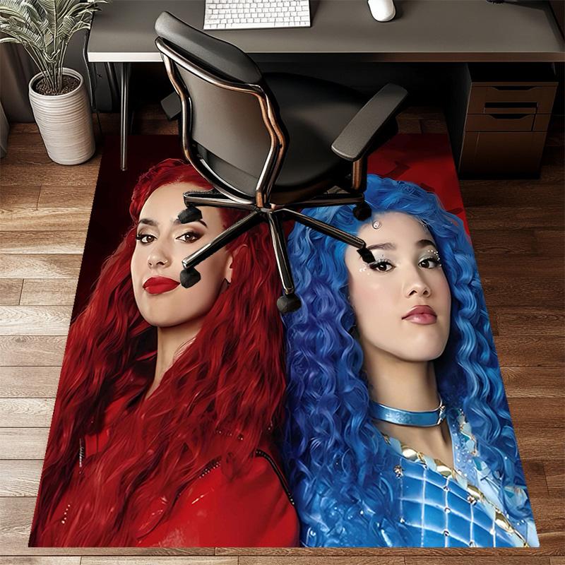 1pc Descendants The Rise of Red2 Design Printed Area Rug Carpet for Bedroom Living Room Home Decor Rugs Mat Non Slip Mat Rug for Bedside