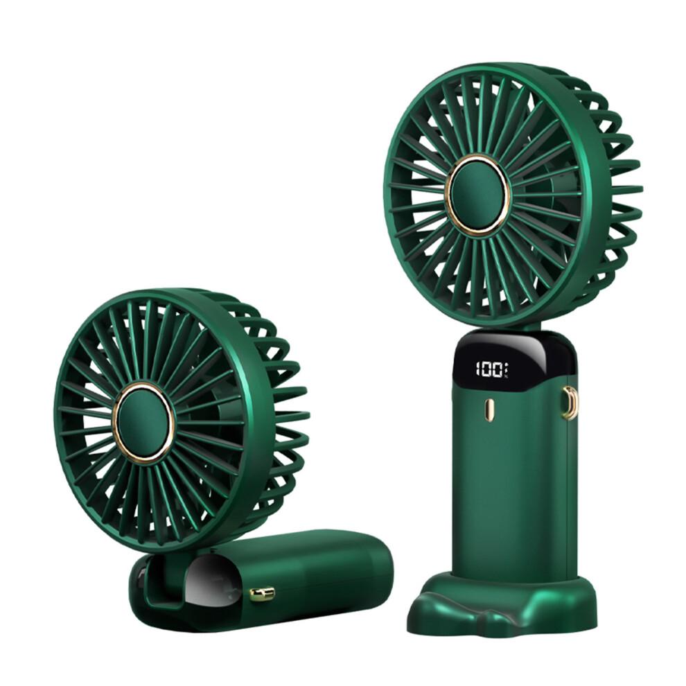 Mini tragbarer Handventilator 5 Geschwindigkeiten, 90° faltbar, wiederaufladbar, 190g