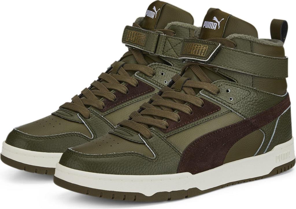 Puma Rebound Game WTR Sneakers (387604-01) Deep Olive/dark Chocolate