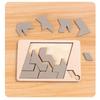 1 Set Kids Toys Wooden Geometric Puzzles Challenge Impossible Brain Burning Decompression Iq Tangram Brain Teasers Jigsaw Puzzle
