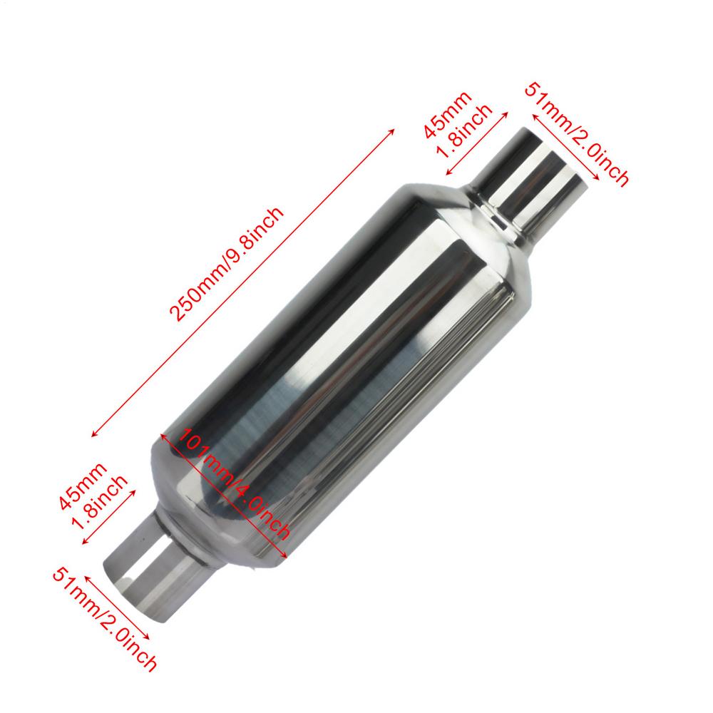 Car Muffler Car Exhaust System Muffler Pipe Automotive Replacement Parts for Reduce Engine Noise Racing Quiet Driving Pipes