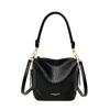 Bags women's bag 2025 new Korean version of fashion niche woven bag casual versatile shoulder bucket bag tide