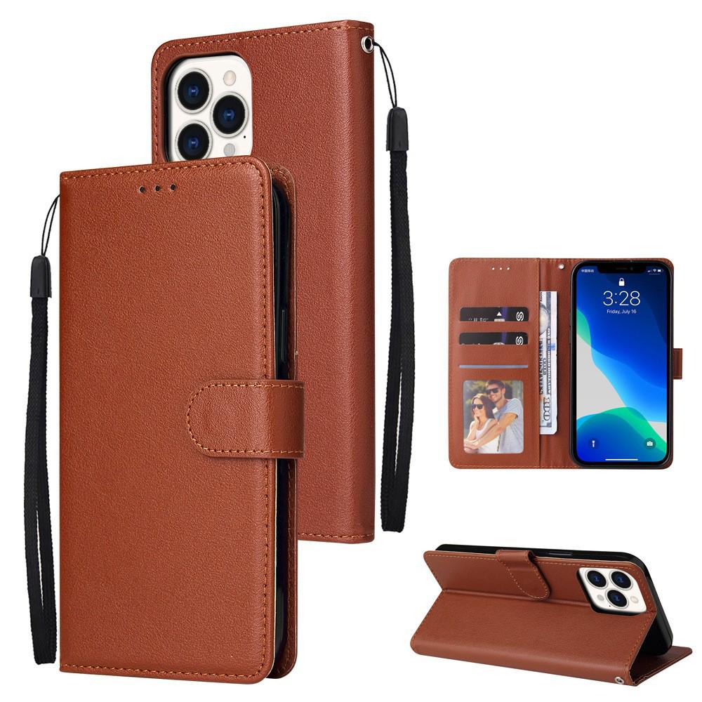 Leather Flip Case for iPhone 14Pro/16ProMax with Card Slots