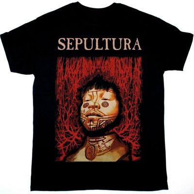 SEPULTURA ROOTS WORLD TOUR Cotton Black All Size Unisex Shirt Unisex T-Shirt