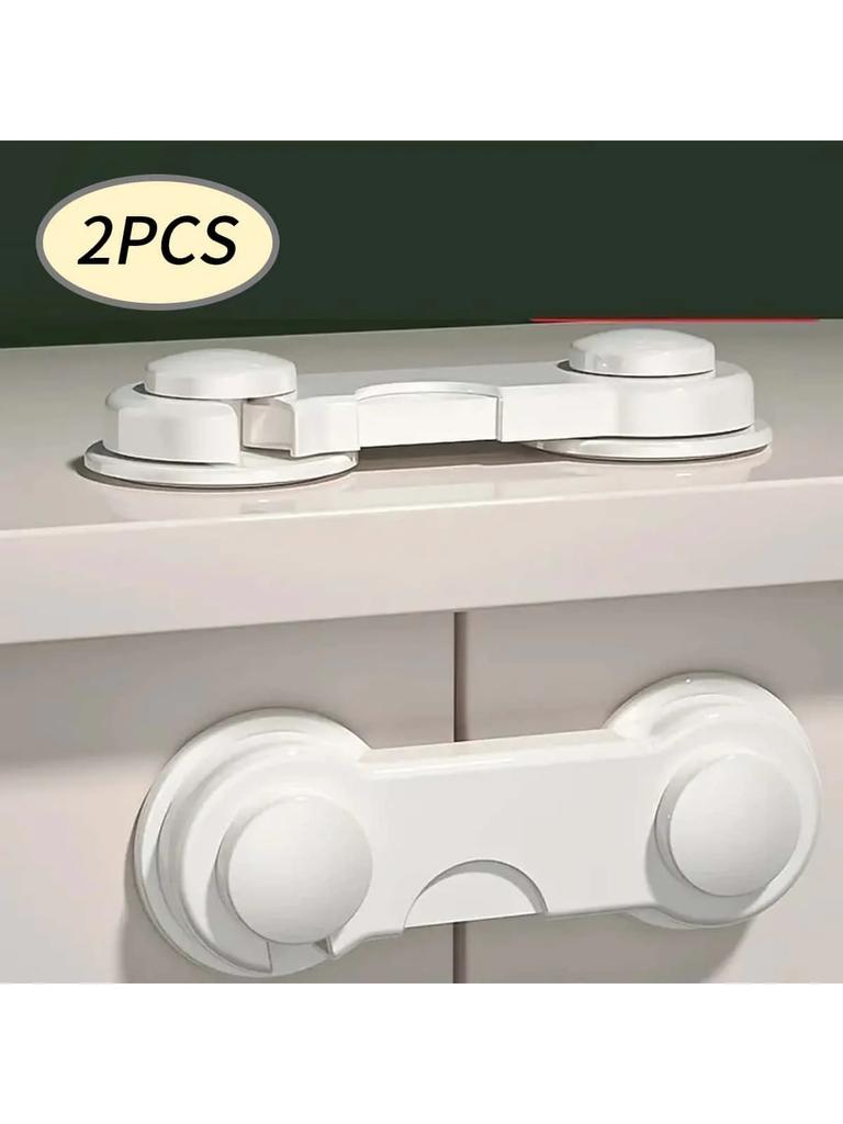 Premium Adjustable Plastic Cabinet Safety Drawer Locks Secure Anti-Pinch Door Locks for Home Improvement Kitchen