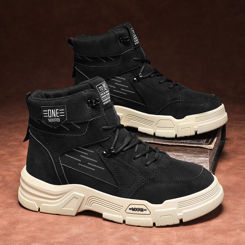 

Зимние ботинки для мужчин, модные высокие мужские кроссовки, ботильоны, обувь хорошего качества, повседневные прогулочные ботинки для улицы, кроссовки для мужчин 39