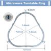 W11252182 Microwave Turntable Support Ring Replacement Part fits for Whirlpool Kenmore -Replace 4393752, W11193600, WPW10654906, W10654906 (Grey)