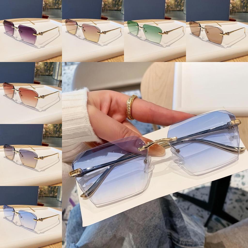 Square Metal Sunglasses With Pc Lenses For Fashion And Travel