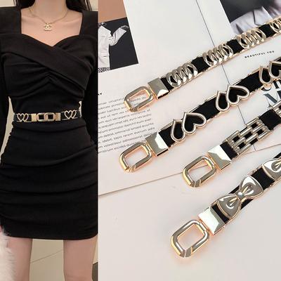 New European and American Fashion Elastic Belt Women's Belt Dress Temperament Waist Seal Women's Elastic Belt Women