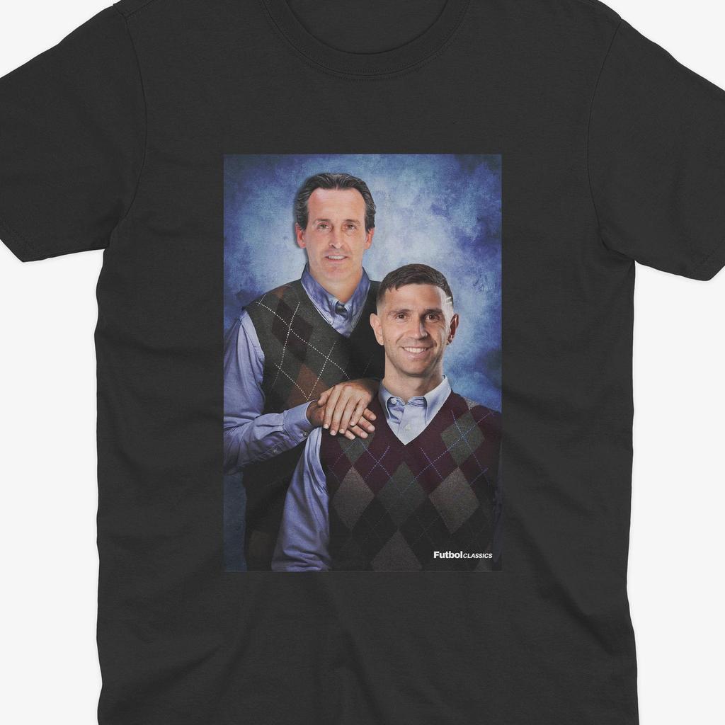 Maglietta Unai Emery & Emiliano Martínez | Regalo Aston Villa | Maglietta Aston Villa | AVFC | Regalo Aston Villa | Tifoso Aston Villa | Villa Park