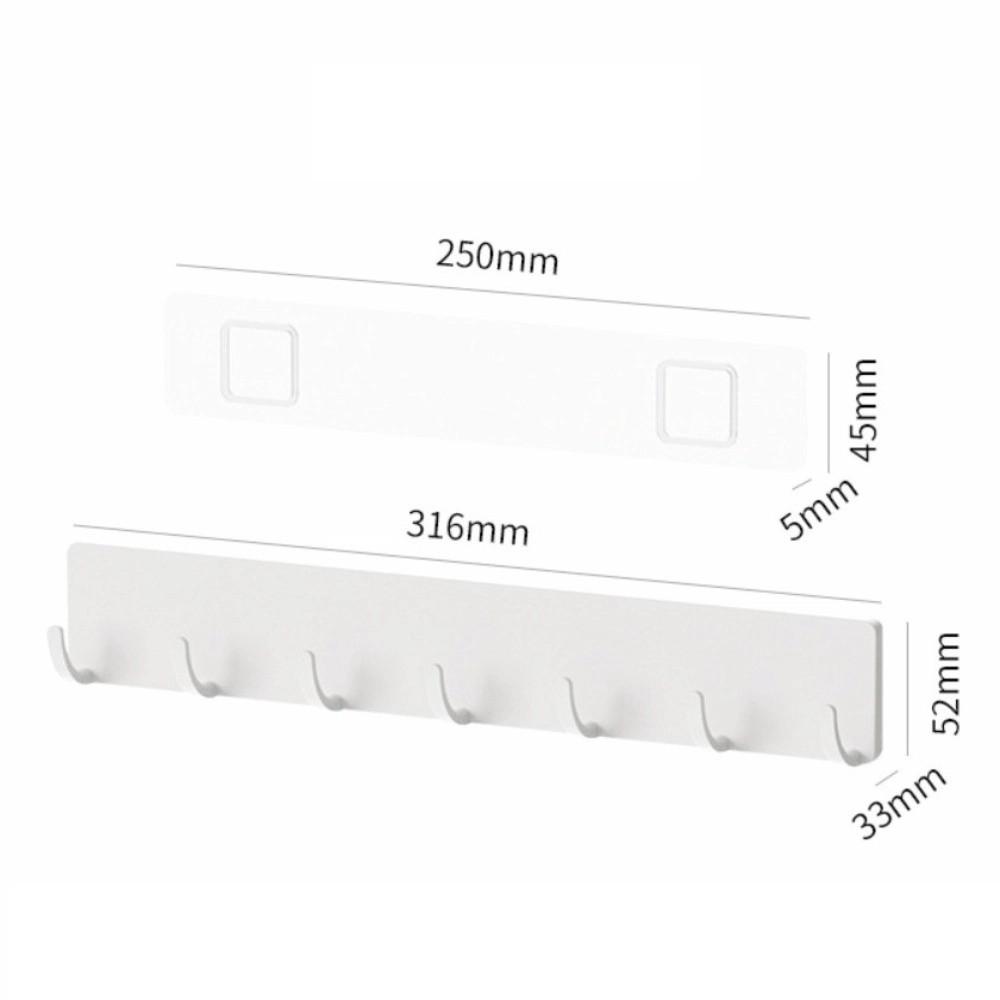 

5/7 Hooks Wall Mounted Hooks Wall Mounted Kitchenware Storage Hook Kitchenware Storage D