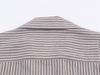 2025 Autumn Women's Slimming Double-breasted Striped Bow Shirt