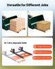 Pallet Forks, 907 Kg Clamp On Pallet Forks, 109 Cm Total Length Heavy-Duty Tractor Fork with Adjustable Stabilizer Bar for Tractor Attachments, Loader