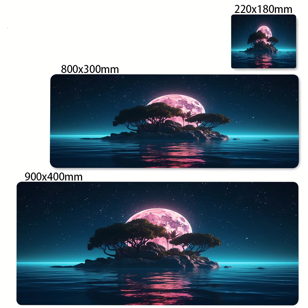 Pink Sakura Anime Mousepad Landscape Gaming Mouse Pad Xxl Mouse Mat Big Carpets Pc Computer Accessories Stitch Stuff Deskmat Rug