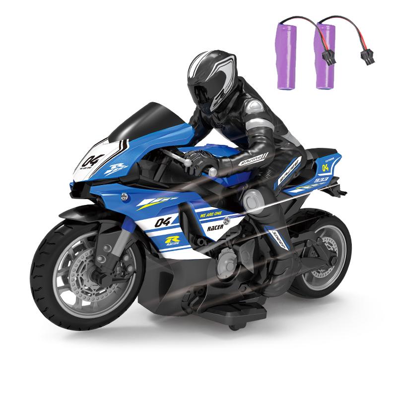 

Нетоксичный 1/10 Электромотоцикл RC Машинки Масштаб Высокоскоростной Гоночный 4-канальный Дистанция управления 35 метров Внедорожная модель