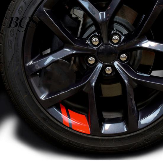 Wheel Hub Reflective Strip 6Pcs Rim Sticker Waterproof Decorative Universal Car Trim Motorcycle Vehicle Supplies Exterior