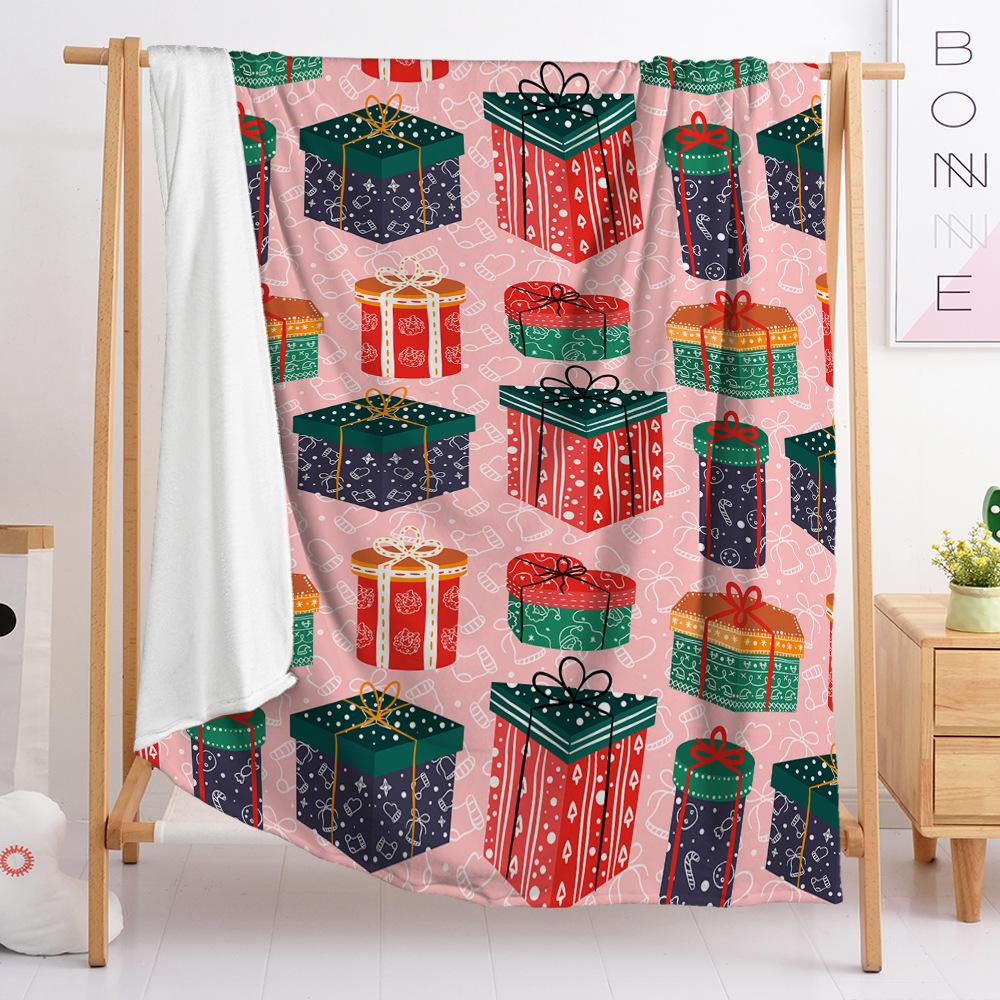 3D Digital Printed Christmas Blanket Flannel Blanket Fur Blanket Spring And Autumn