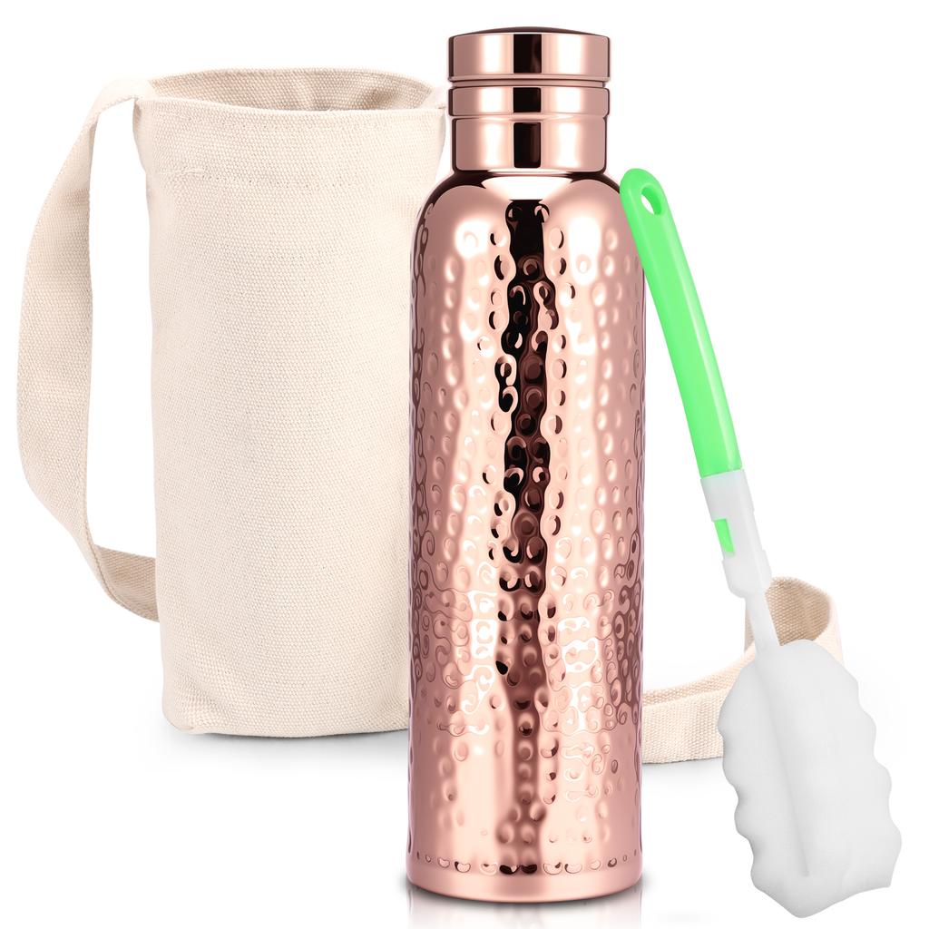 620ml Water Bottle Portable Sport Water Bottle Drink Bottle Double Layer Leakproof Gym Water Bottle for Travel Fitness Cycling