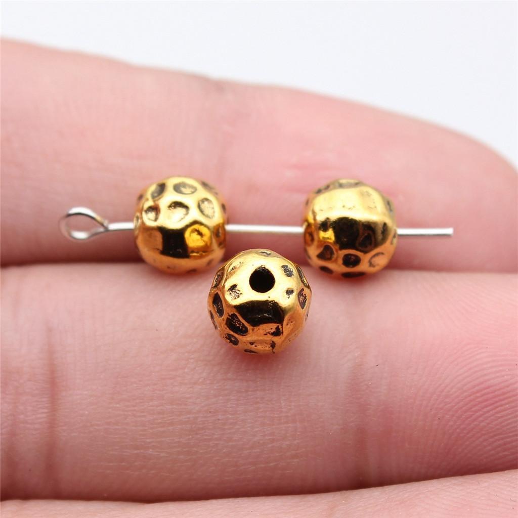 Accessories Parts Small Hole Spacer Bead Vintage Jewelry Supplies QA045