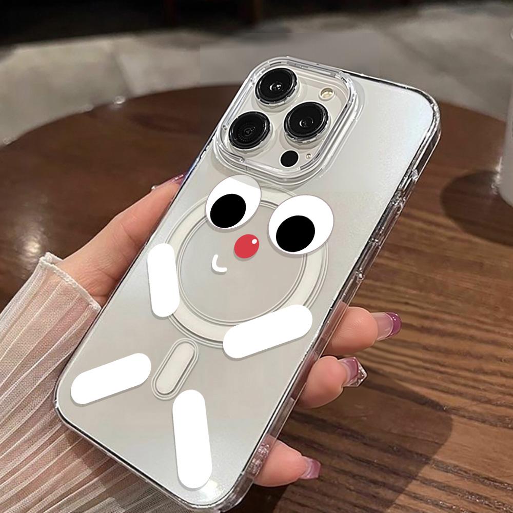 Magnetic Phone Case for iPhone 12 14 16 17 Pro 17 16 15 14 13 12 Pro Max  12 13 14 15  16 High Quality Shockproof Shell Full Protection Cute Style