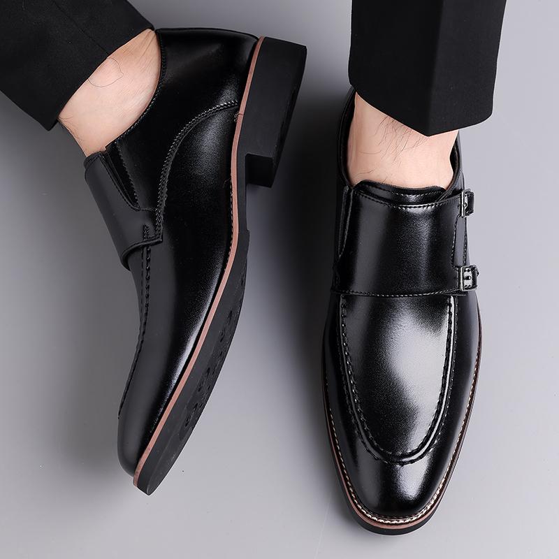 Fashion Casual Business Men's Leather Shoes Fashionable gentleman style Daily leisure party Outdoor Wedding Groom Shoes Plus Size 38-48