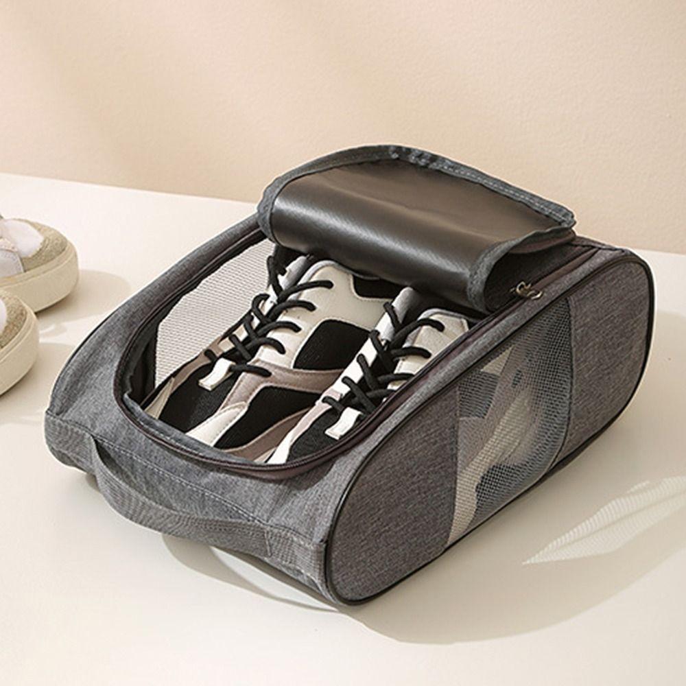 Handgehaltene Fußballschuhtasche Leichte Staubdichte Golfschuhtasche Atmungsaktiv Große Kapazität Fußballschuh Aufbewahrungskoffer Unisex