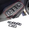 Carbon Fiber ABS Window Lift Panel Switch Cover Trim For Hyundai Santa Fe 2024