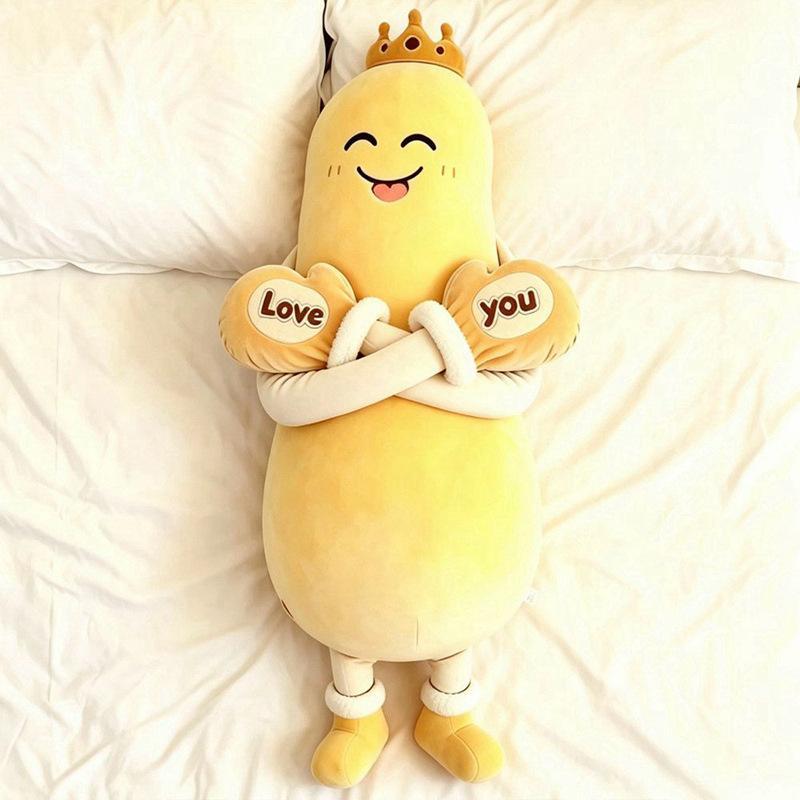 Eggplant Banana Sleeping Pillow Patting Doll