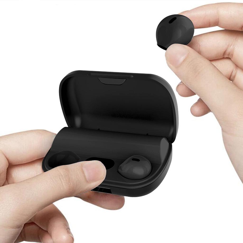 And Night Sleep Single Battery Level IPX5 for Both Left and Right Bluetooth USB Portable Button Stealth Miniature Bluetooth Mini Wireless Hidden