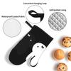 Miffy Pot Holders and Oven Stylish and Cute Oven Mitts with Scalding and Set of Kitchen Gloves for Left and Right Unisex Heat-Resistant Mitts,