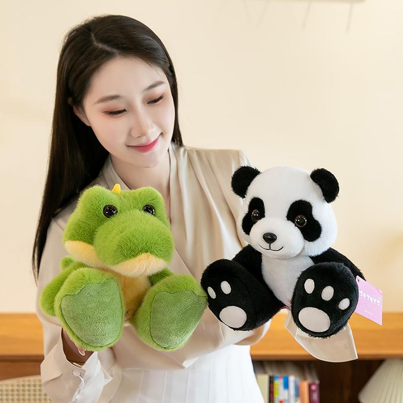 Creative Big Feet Animal Plush Toy Panda Doll Koala Fox Raccoon Doll Children'S Gift Grab Doll