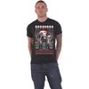 Rob Zombie T Shirt Bloody Santa Logo New Official Mens Black Size L