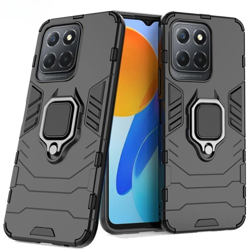 For Honor X6 Case Bumper Anti-knock Armor Magnetic Suction Stand Full Cover For Honor X6 Case Cover For Honor X6 X6S X8 X7 X9