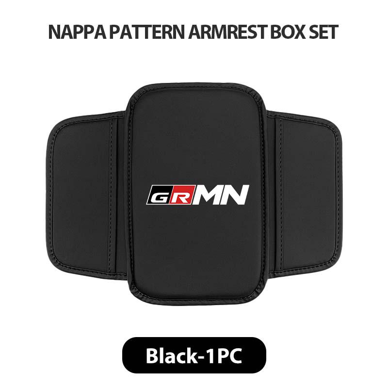 

For Toyota Leather Car Armrest Box Cushion Side Storage Pocket Protector Cover GR Sport Crown RAV4 Yaris Land Cruiser Corolla