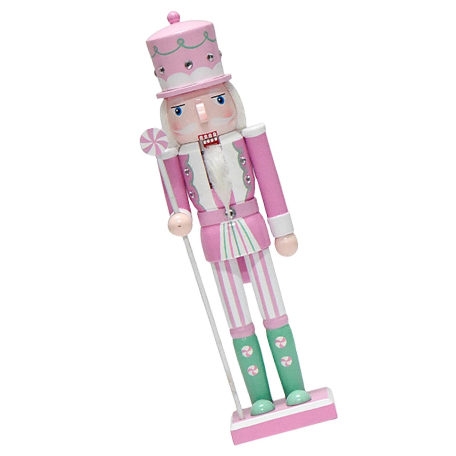 

Рождественские фигурки солдатиков-щелкунчиков, удобные деревянные украшения в виде солдатиков-щелкунчиков, праздничные акценты для рождественского украшения B