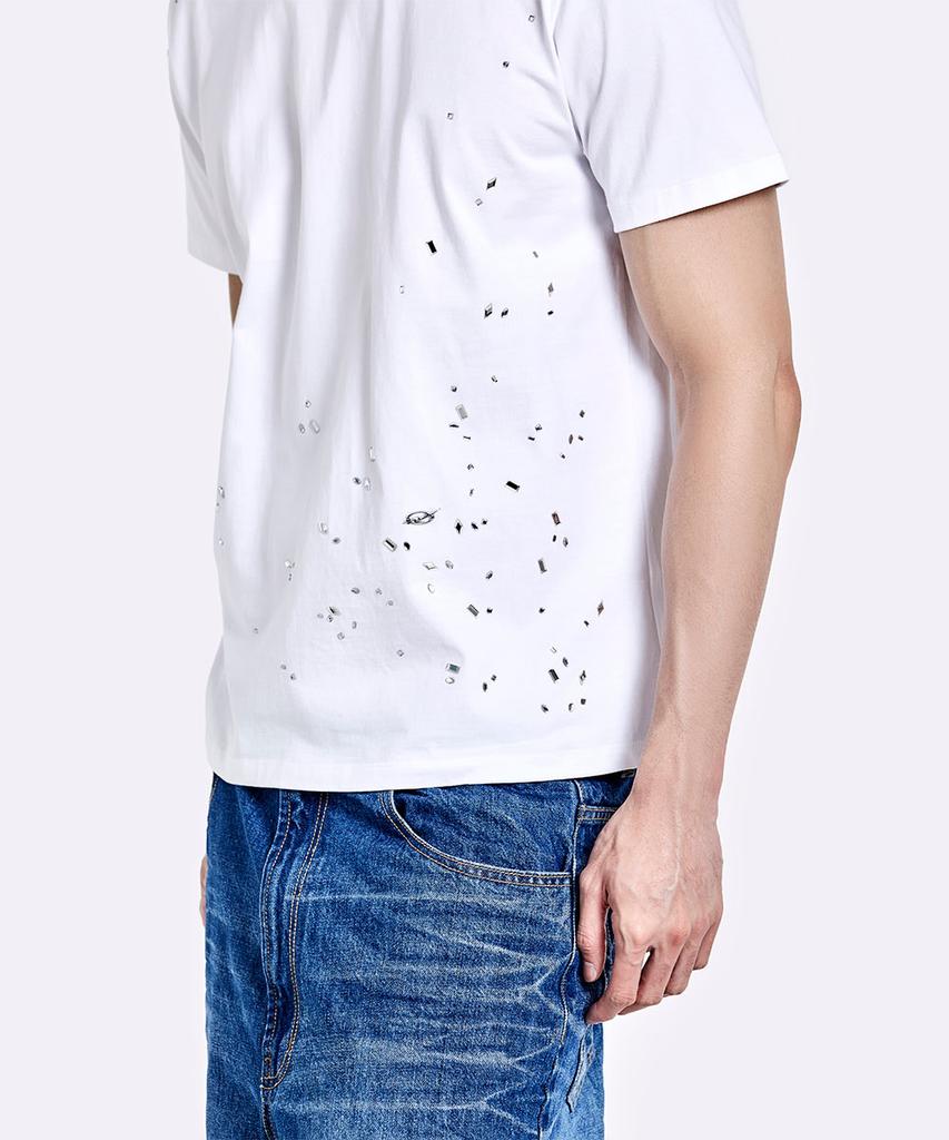 51Peosenteu Crushed T-Shirt - White