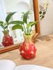 Creative Fruit Vase Series Dragon Fruit Orange Mango Ceramic Vase Living Room Hydroponic Flower Arrangement Desktop Decoration