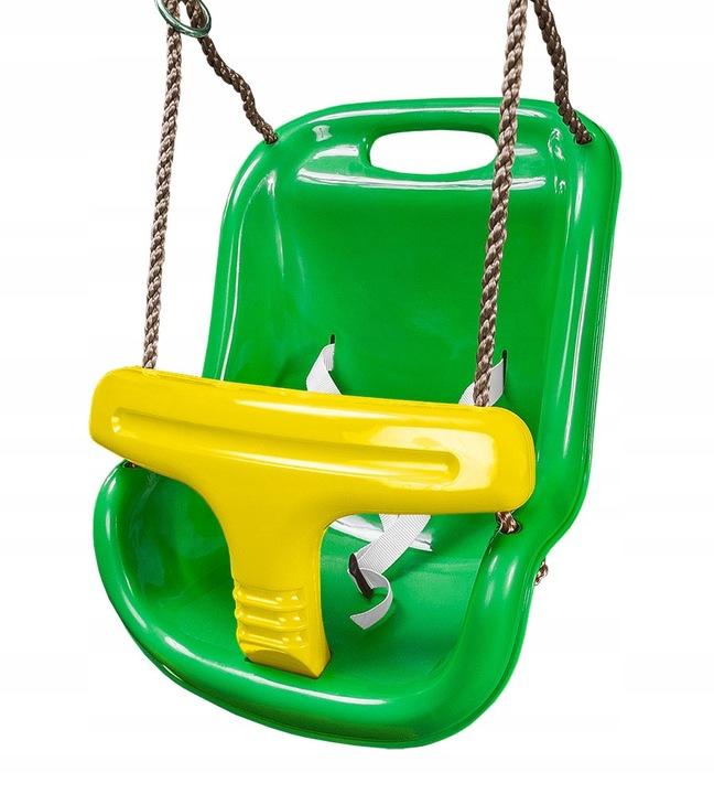 Fun bucket swing - lime yellow
