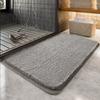 Bathroom absorbent floor mat thickened foot mat household toilet door non-slip mat imitation cashmere winter bathroom carpet