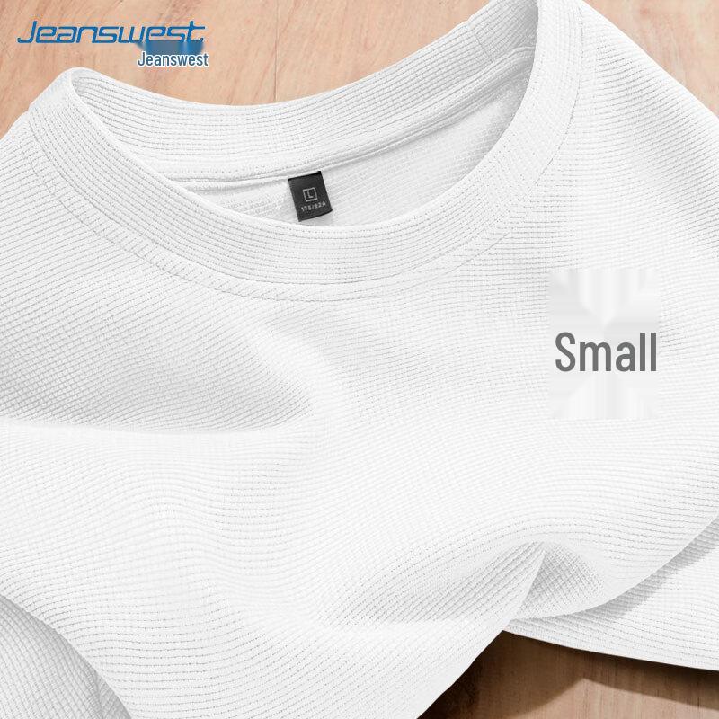 Jeanswest Men s Waffle Knit Anti-Wrinkle Long Sleeve T-Shirt XL