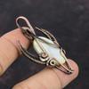 Mother Of Pearl Pendant Copper Wire Wrapped Pendant Handmade Copper Jewelry Bull Face Shape Pendants Gemstone Pendant For Gift Wire Jewelry