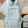 Letter Nylon Casual Backpack For Women And Men With Lightweight Cushion Straps For Daily Use