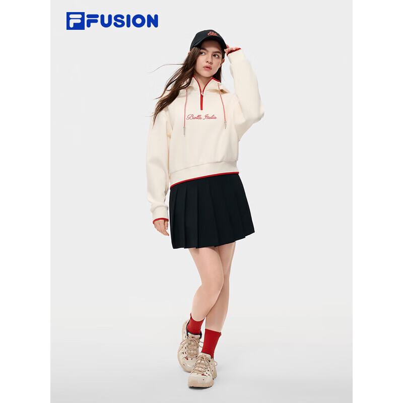 Fila FUSION Women's Contrast Embroidered Hooded Sweatshirt