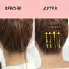 Minimalist Alloy Hairpin - Solid Color, Wavy Design, Ideal for Tidying Messy Hair, Non-Slip Rectangular Clip, Suitable for Teenagers and Adults