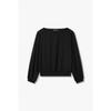 Women S Rib Knit polyeSter blouSe A525103508