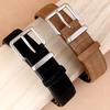 Leather Belt Ladies Cowhide Velvet Belt Casual Pin Buckle Women'S Belt Trend