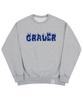 GRAVER [Unisex] Flame Logo Sweatshirt_Gray