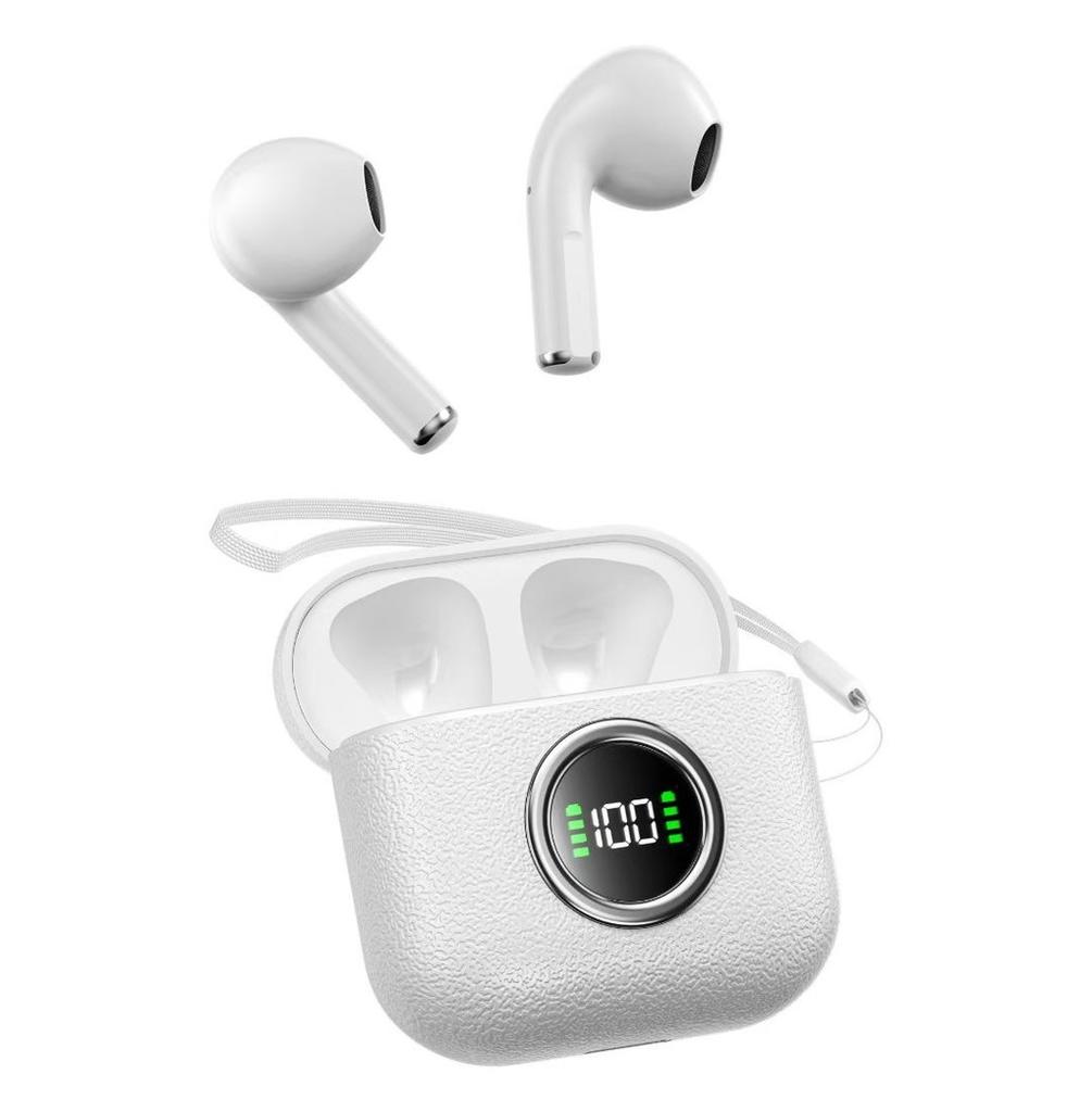 Sport Bluetooth Earbuds With Battery Display For Running And Workout