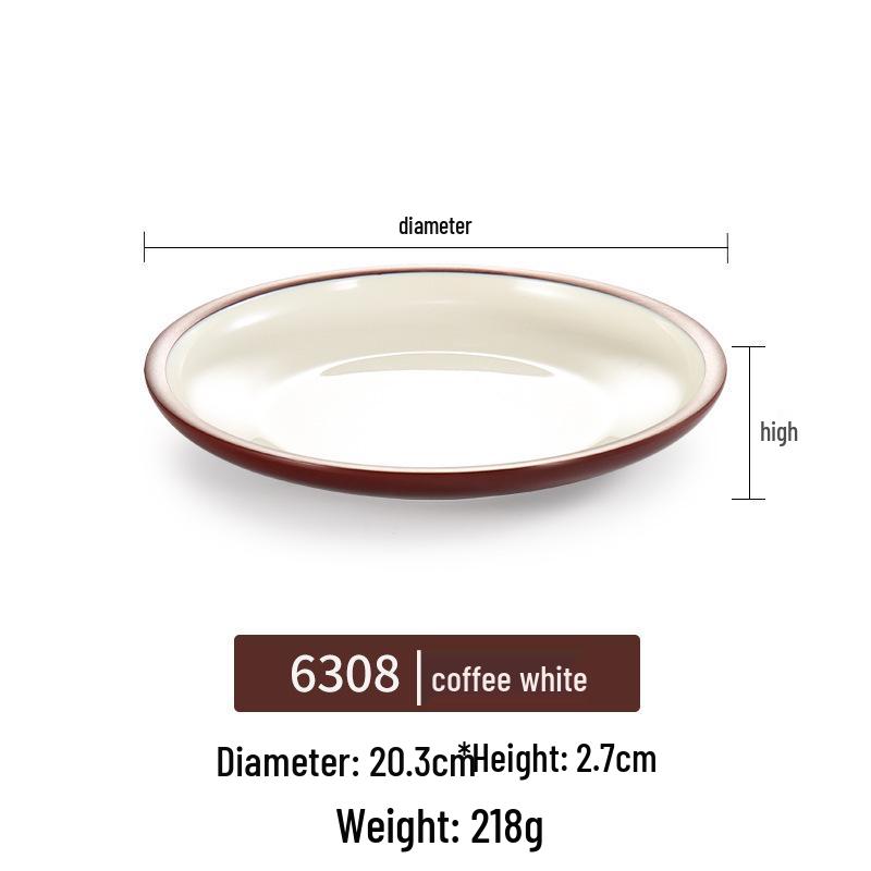 Melamine Rectangular Plate for BBQ & Side Dishes - Imitation Porcelain Tableware